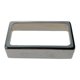 thumbnail image 4 of Mini Cubierta De Pastilla Humbucker De Latón, Agujero Abierto Para Guitarra LP, Cromo Duradero, 1 Ud., 4 of 5