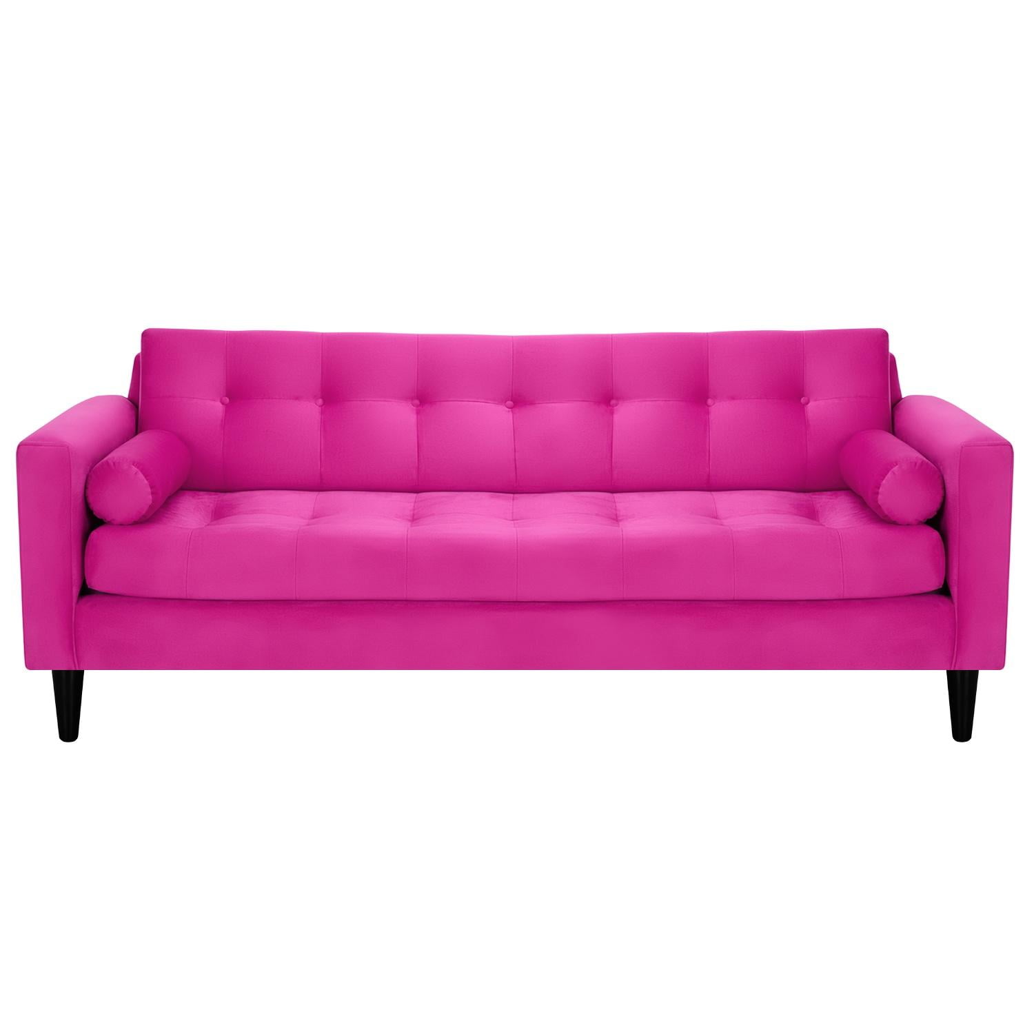 Bodevir - Sofa Retro 3cg Felpa 00 Fucsia