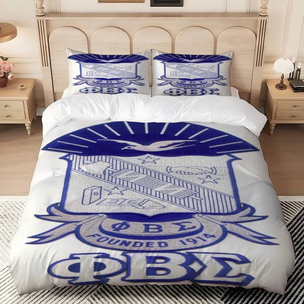 3pcs 1914 African Brotherhood Emblem and Regiment Digital Print Bedding Set