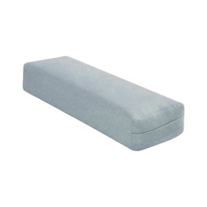 Ioensy - Bolster De Yoga Profesional Con Asa De Transporte Almohada Para Piernas Yoga Restaurativo Gris
