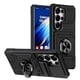 thumbnail image 2 of Para Samsung Galaxy S26 Ultra 5G Funda de Teléfono con Soporte de Anillo para Dedo y Pata de Apoyo, Ranuras para Tarjetas, Resistente a Golpes de Alta Resistencia, Protectora Resistente Que Funciona, 2 of 7