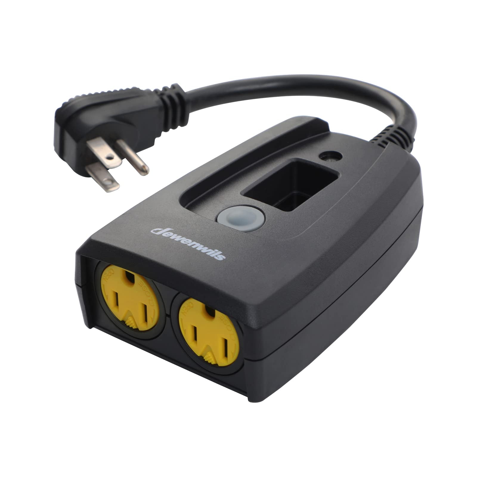 Temporizador Para Exteriores Dewenwils A Prueba De Agua Con 2 Salidas De 15 A 1/2 Hp