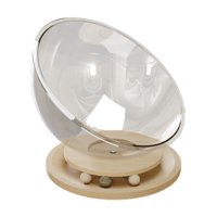 Magideal - Cama Para Gatos Con Cápsula Espacial, Nido Para Dormir Para Gatos De Interior, Hamaca Estable Con Centro De Actividades, Juguete De Cama Para Mascotas Madera Maciza S