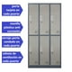 thumbnail image 3 of Locker Casillero Metalico 3 Cuerpos 6 Puertas, 3 of 7