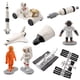 thumbnail image 3 of 10x Estatuilla De Astronauta Estatua Artes Nave Espacial Modelo Escultura Decoración Del Hogar, 3 of 5