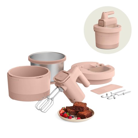 Mezclador Bella Hand & Stand 3.5 L 200 W Con Tazón Y Accesorios