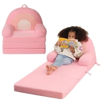Sofá Plegable Para Niños Momcaywex Comfy Rainbow Con Espuma Plegable Triple