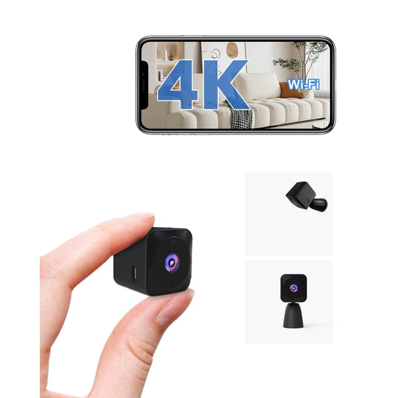 Cámara interior AOBOCAM A12 4K inalámbrica con visión nocturna