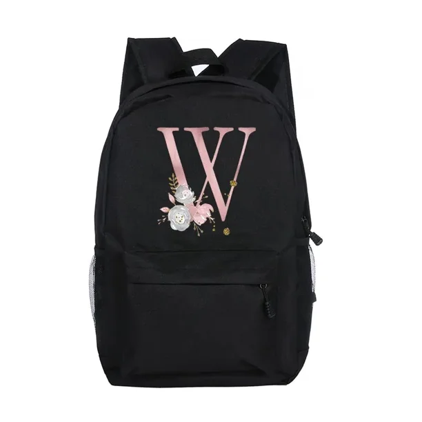 Personalized Girls School Bags Custom Letter with Name Print Backpack Kindergarten Children Schoolbag Teenage Kids Daypack Gifts