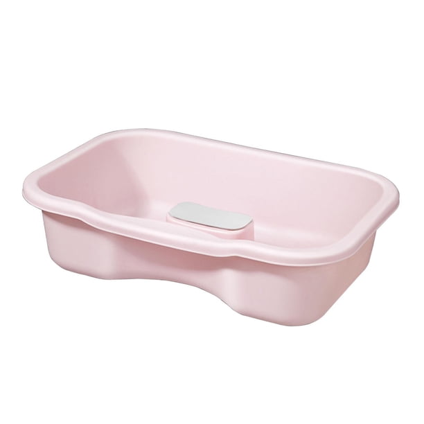 Cuenco Para Champú Para Cabecera, Bandeja Para Lavar El Cabello Para Personas Mayores Postradas En Cama, Discapacitados, Color Rosa