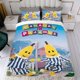 thumbnail image 4 of Plátanos en Pijamas Conjunto de sábanas temático, trío de piezas, cómodo y amigable con la piel, diseño único, regalo de decoración para el hogar para familiares, amigos y fans,135cm *200cm, 4 of 6