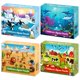 thumbnail image 1 of Set de 4 rompecabezas Kazmido de 100 piezas (26 × 38 cm) – edades 4‑12, 1 of 7