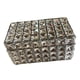 thumbnail image 2 of Joyero De Cristal Elegante Organizador De Baratijas Para Relojes Pendientes Collares Plata, 2 of 5