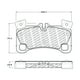 thumbnail image 2 of Pastillas Freno para auto Porsche Cayenne 2003-2010 Trasero, 2 of 5
