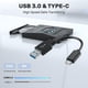 thumbnail image 3 of Unidad Externa CD DVD Unitek USB 3.0 TypeC 5en1 Hub, 3 of 3