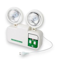 Genérico - Lampara Led De Emergencia Recargable Luz Automatica 2 Focos