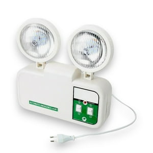 Genérico - Lampara Led De Emergencia Recargable Luz Automatica 2 Focos
