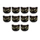 thumbnail image 5 of 10 Piezas De Cuentas De Cabeza De Gato, Cuentas De Gatito Para Pulseras, Adornos, Cuentas Con Ojos Negros Y Amarillos, 5 of 5