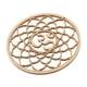 thumbnail image 5 of Flor De La Vida Geometría Sagrada Arte De La Pared Escultura Rejilla De Madera Colgante H 30.5cm, 5 of 5