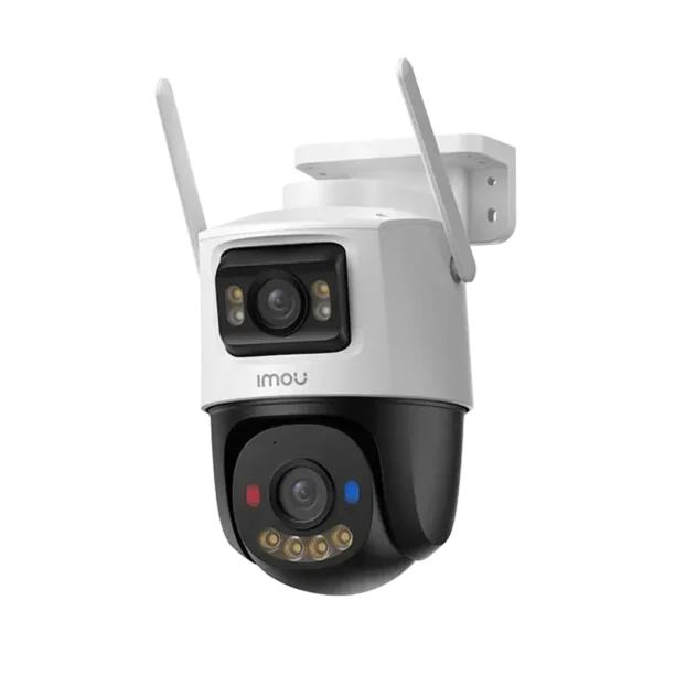 Cámara Imou Cruiser Dual de 10MP exterior tipo PT lente fijo de 5MP y lente PT de 5MP iluminación máxima de hasta 30m.