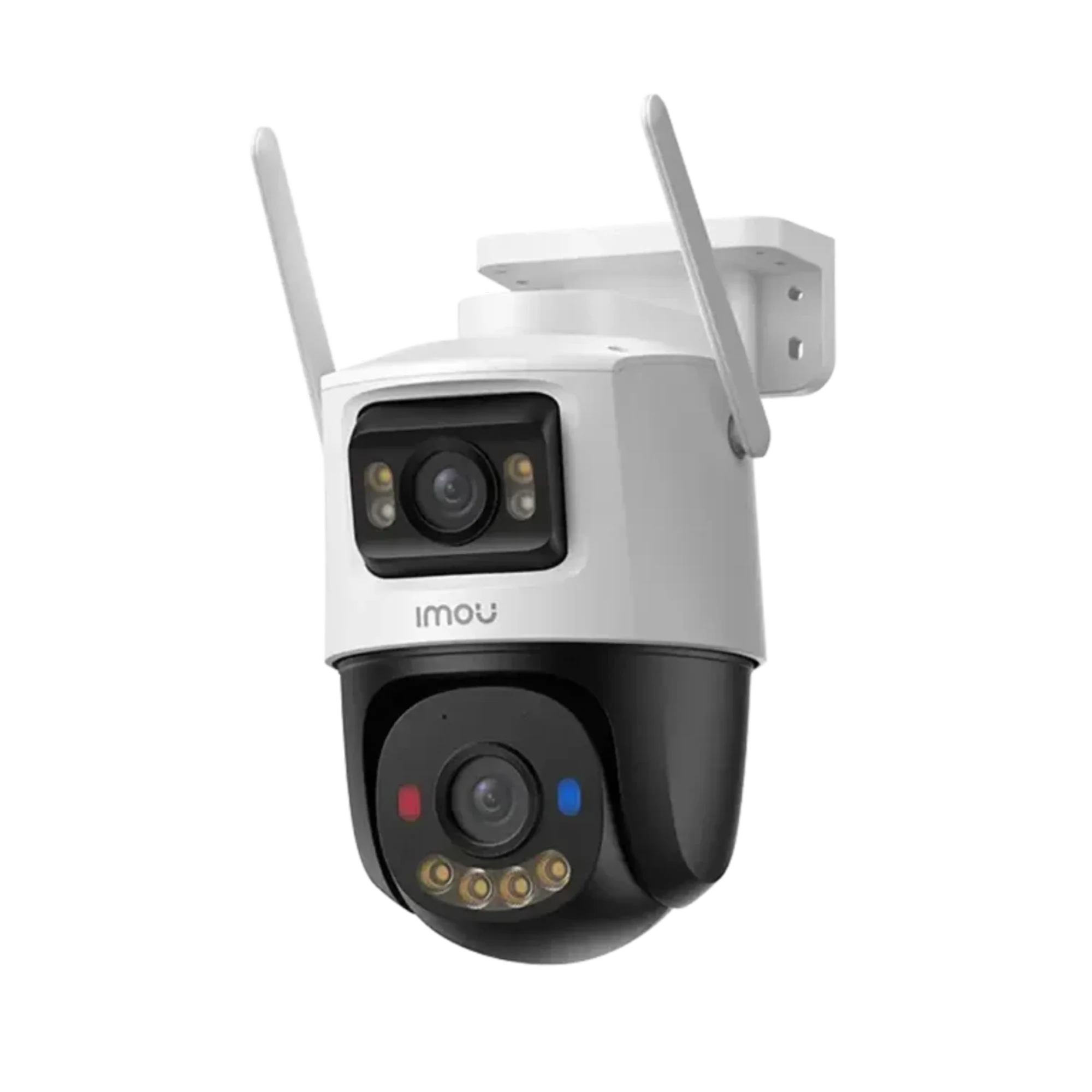 Iomu - Cámara Imou Cruiser Dual De 10mp Exterior Tipo Pt Lente Fijo De 5mp Y Lente Pt De 5mp Iluminación Máxima De Hasta 30m.