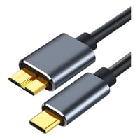 Genérica - 50Cm Cable Usb C 3.0 A Micro B Disco Duro Externo Móvil