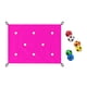 thumbnail image 5 of Juego De Construcción De Equipos Con Lona Perforada Para Trabajo En Equipo, 6 Pelotas De Poliuretano, Fiesta Cooperativa, Rosa Roja, 5 of 5