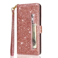 Funda Para Foxdock Elegante Funda Samsung Galaxy A56 Glitter Con Cremallera-Ideal Para El Uso Diario