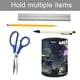 thumbnail image 5 of Monster Jam-theme Cylinder Pen Holder Pencil Organizer with Flannel Lining PVC Leather Material Cardboard Base for study work 10*8CM, 5 of 6