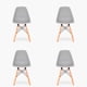 thumbnail image 1 of Pack Eames DSW x4 Gris claro, 1 of 7
