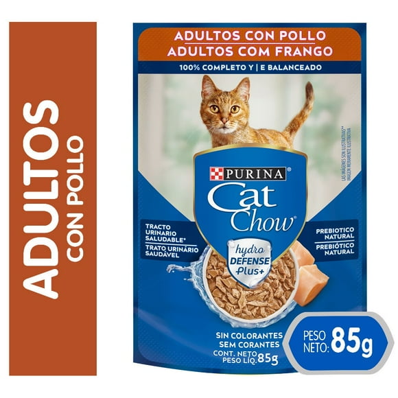 Pack Alimento húmedo para gato CAT CHOW® Adultos Pollo sobre 85g x 15