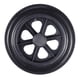 thumbnail image 3 of Rueda de repuesto para silla de ruedas de 12 pulgadas antideslizante suave Negro, 3 of 5