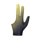 thumbnail image 4 of Guantes De Billar Mano Izquierda / Derecha Tiradores De 3 Dedos Taco De Billar Negro Amarillo, 4 of 5