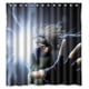 thumbnail image 1 of Cortina de ducha Naruto Kakashi, juego de cortina de baño con ganchos, tamaño 66 x 72 pulgadas, 1 of 3