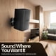 thumbnail image 4 of Soporte de pared para altavoz satélite TNP, paquete de 6, negro, 4 of 6