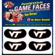 thumbnail image 1 of Tatuaje Temporal FAN-A-PEEL Virginia Tech Hokies, 1 of 6