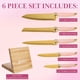 thumbnail image 4 of Juego de bloques de cuchillos Paris Hilton de acero inoxidable con alto contenido de carbono, 6 piezas, 4 of 7