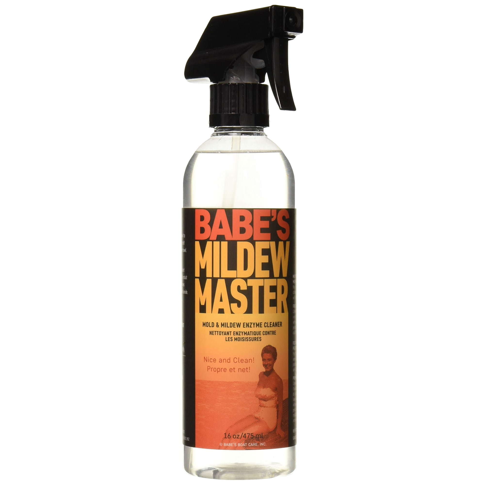 Babe's Boat Care - Limpiador De Mugre Marino Babe's Mildew Master En Aerosol De 473 Ml