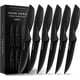 thumbnail image 1 of Cuchillos para carne Home Hero de acero inoxidable con alto contenido de carbono (6 unidades), 1 of 7