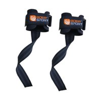 Ioensy - 2 Correas De Levantamiento De Pesas Para Gimnasio, Para Hombres Y Mujeres, Color Negro