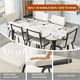 thumbnail image 3 of Dining Chairs Set of 4, Huggable Upholstered Dining Chairs with Soft Skin-Friendly Velvet Fabric, Table-Hangable Armrests, Metal Legs with Spray Coating Finish (White, Set of 4), 3 of 3