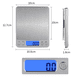 thumbnail image 3 of Báscula de cocina digital con carga USB, báscula digital 0,1 g/3 kg, báscula fina electrónica, función PSC/tara/pantalla LCD, conversión de 6 unidades, báscula de letras, báscula de bolsillo, 3 of 8