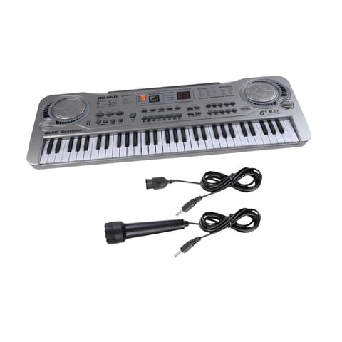 Magideal - Teclado De Piano Electrónico De 61 Teclas, Juguete De Educación Temprana, Juguete De Sonido Más Fácil De Aprender, Juguete De Iluminación Musical Para