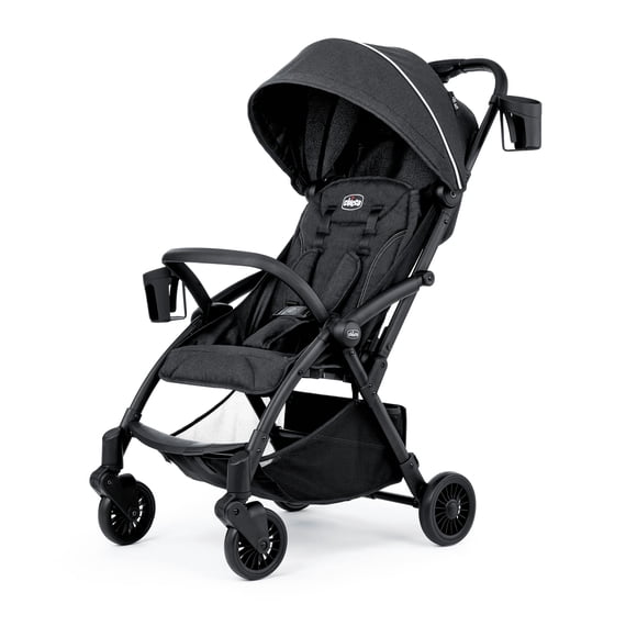 Silla De Paseo Presto Autoplegable Con Toldo Grafito Y Gris