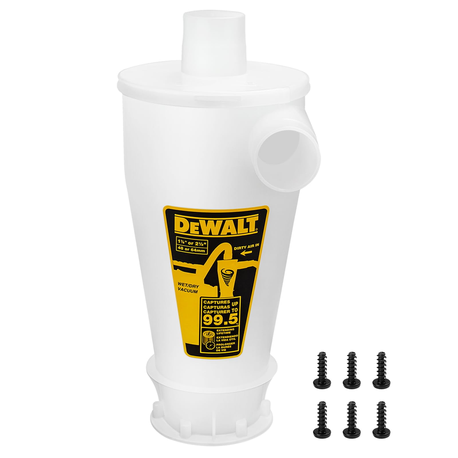 Separador De Polvo Dewalt Dxvcs001 Para Aspiradoras Para Talleres Húmedos Y Secos