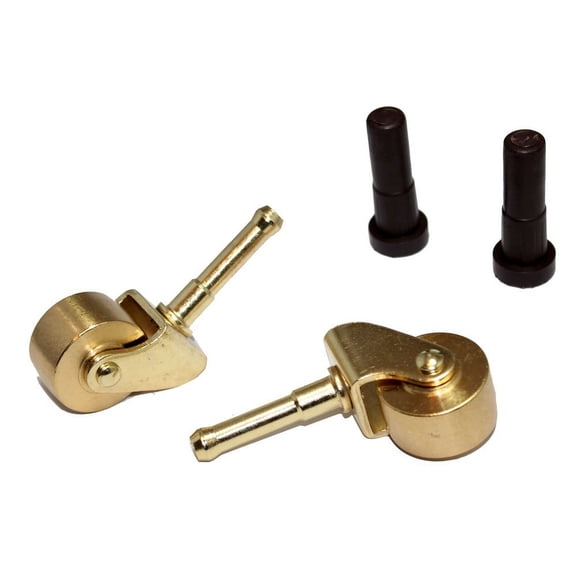 Ruedas de latón sólido para piano Sheet Music Northwest 3 cm (paquete de 2)