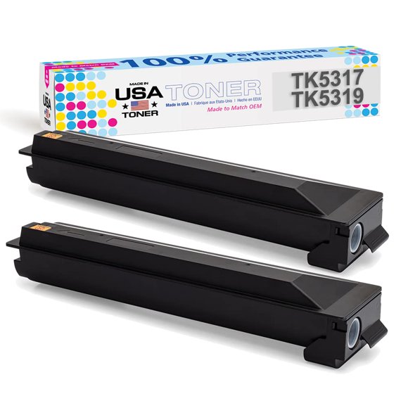 Tóner MADE IN USA compatible Kyocera TK-5317K TK-5319K (2 unidades)