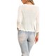 thumbnail image 3 of INSPIRE CHIC Suéter con nudo delantero para mujer, cárdigan corto de punto con mangas 3/4, abierto al frente, casual y elegante M Blanco, 3 of 6
