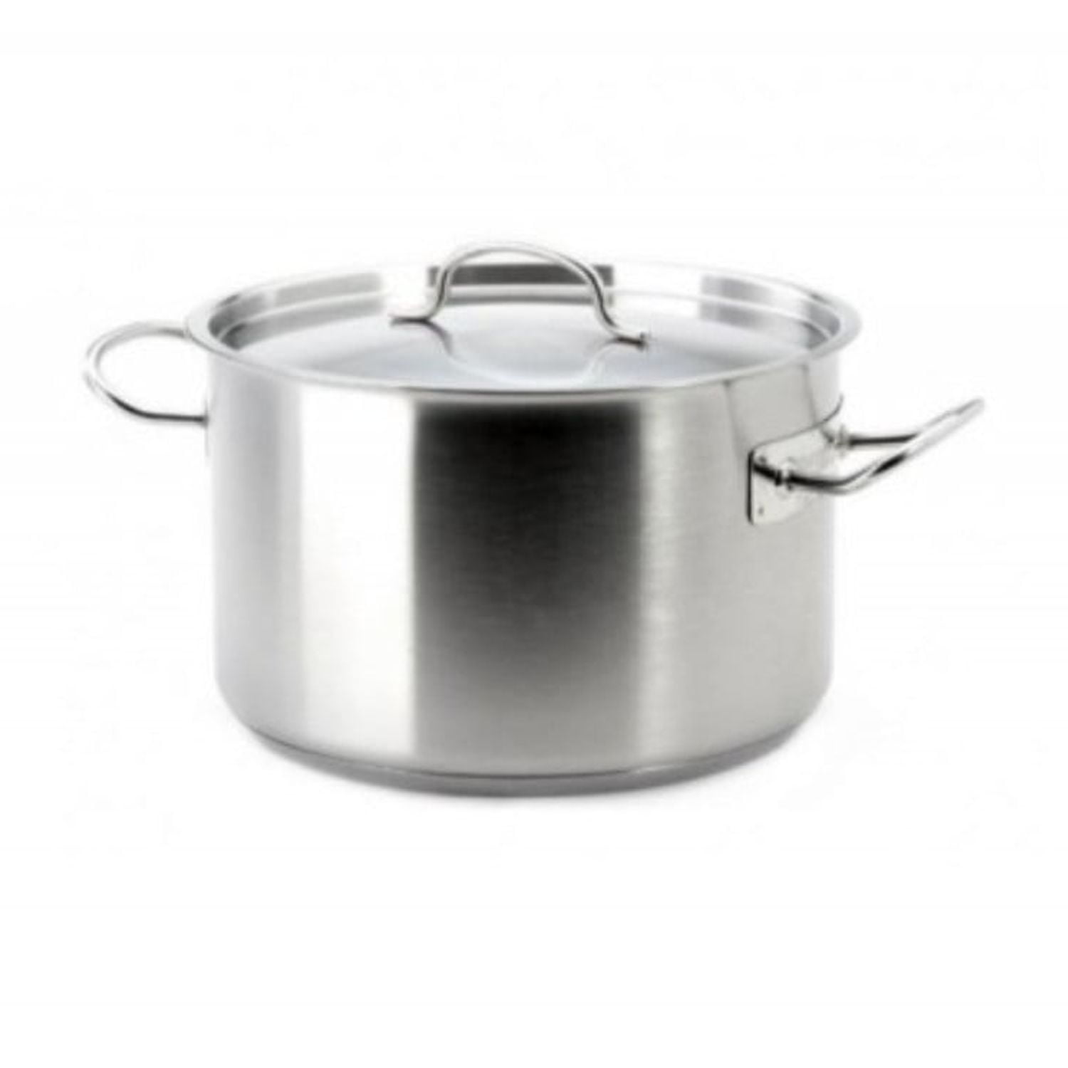 Cacerola Alta Con Tapa 24lt Acero Inoxidable 36x24cm Wolfen