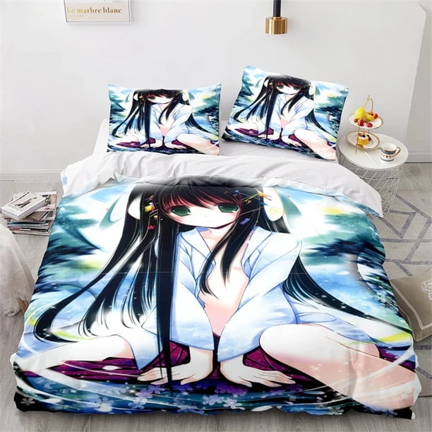 Kawaii Girl Bedding SetDuvet Cover Comforter Bed Set Quilt Cover Pillowcase Boys Girls Adultse
